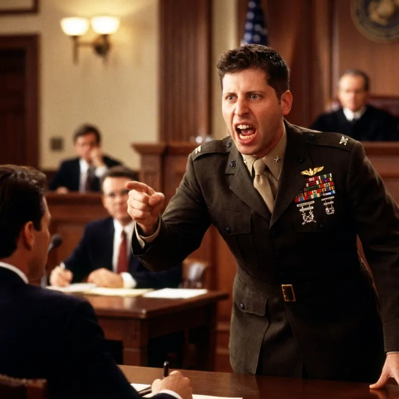 AI-generated image of Colonel Jessep