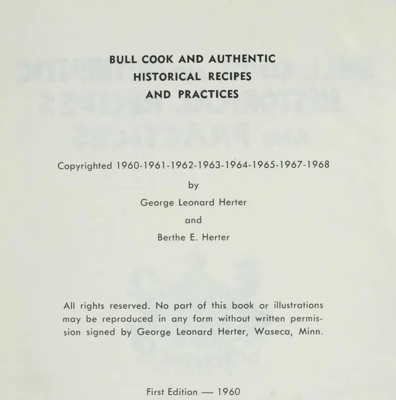 Bull Cook Copyright
