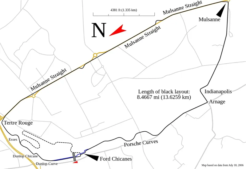 The Le Mans circuit