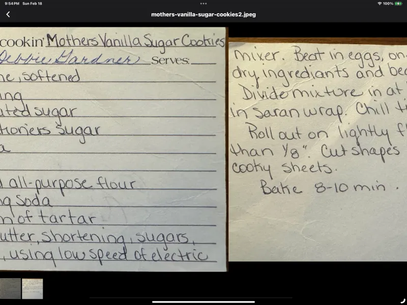 Recipe with multiple images in Paprika